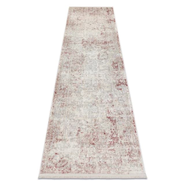 RugsX Distin Runner in White Size: 80cm x 300cm White Unisex 80cm x 300 cm