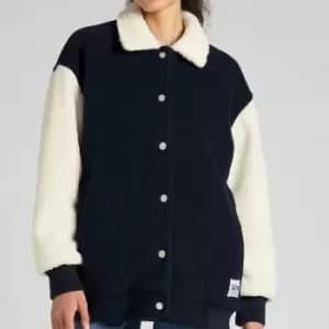 Lee Two-Tone Fleece Bomber Jacket - XS