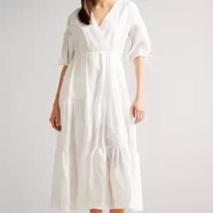 Ted Baker Darita Tiered Cotton-Blend Dress - UK 10