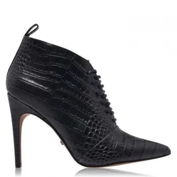 Reiss Aida Croc Boots - Soft Navy