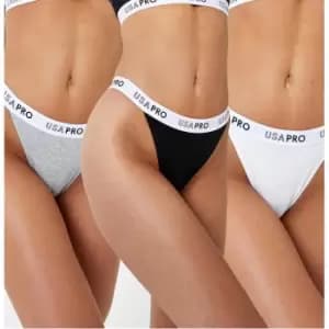 USA Pro Branded Briefs 3 Pack - Multi