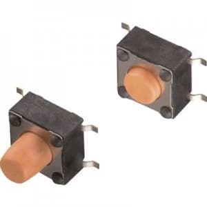 Wuerth Elektronik WS TSS 430152095836 Pushbutton 12 Vdc 0.05 A 1 x OffOn momentary