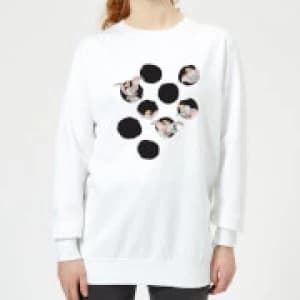 Dumbo Peekaboo Womens Sweatshirt - White