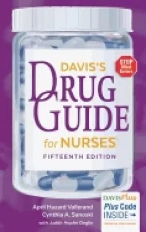 daviss drug guide for nurses