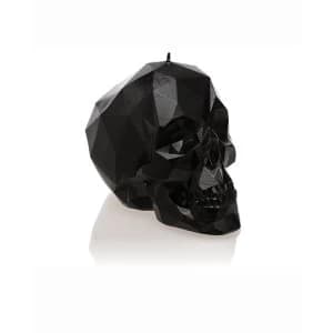 Black High Glossy Small Low Poly Skull