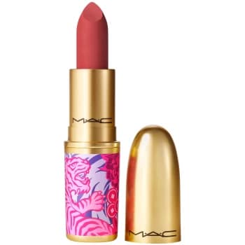 MAC Powder Kiss Lipstick Lunar Luck 3g (Various Shades) - Pure Luck