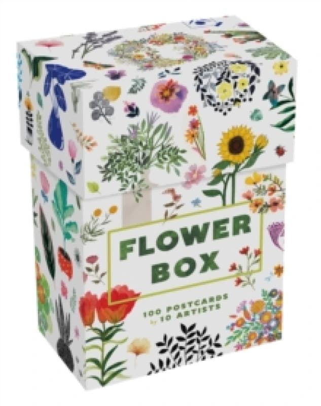 Flower Box Postcards : 100 Postcards by 10 artists Postcard book or pack