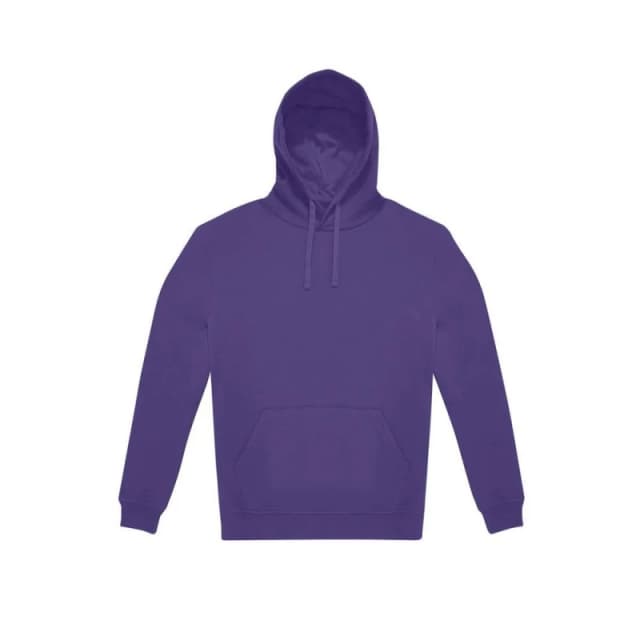 B&C Mens ID.333 Hoodie in Purple Size: XS Purple Male XS