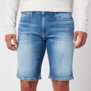 Tommy Jeans Mens Scanton Slim Denim Shorts - Court Black - W30