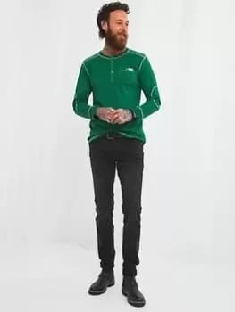 Joe Browns Buster Henley - Green Size M Men