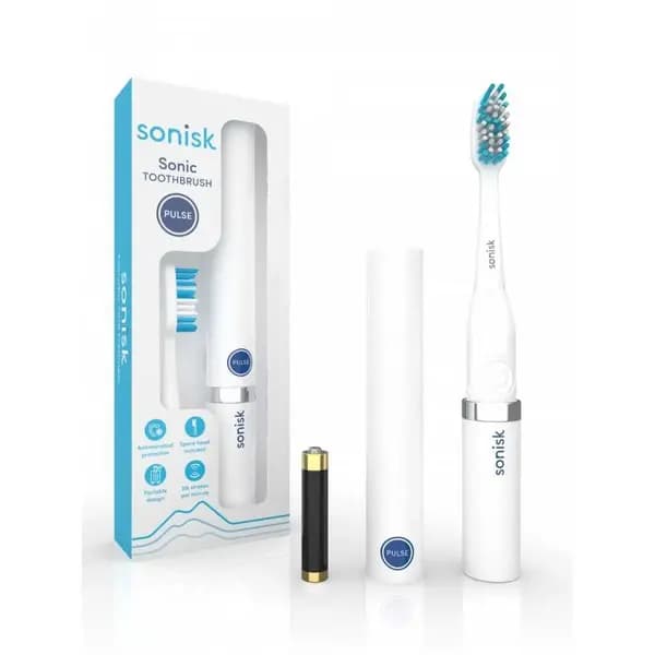 Spotlight Oral Care Blue Bamboo Toothbrush