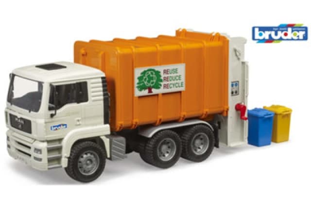 Bruder Bruder 1:16 MAN TGA Rear loading garbage truck D Plastic Toys 01:16 Multi 73744099000