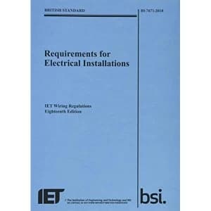Requirements for Electrical Installations IET Wiring Regulations by The Institution of Engineering and Technology (Paperback,...
