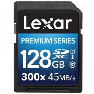 Lexar Premium 300X 128GB SDXC Memory Card