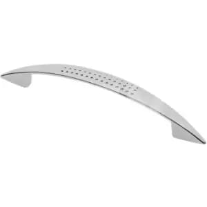 Metal Drawer Cabinet Door Pull Kitchen Handle Cup Bow - Colour Chrome - Pack of 100