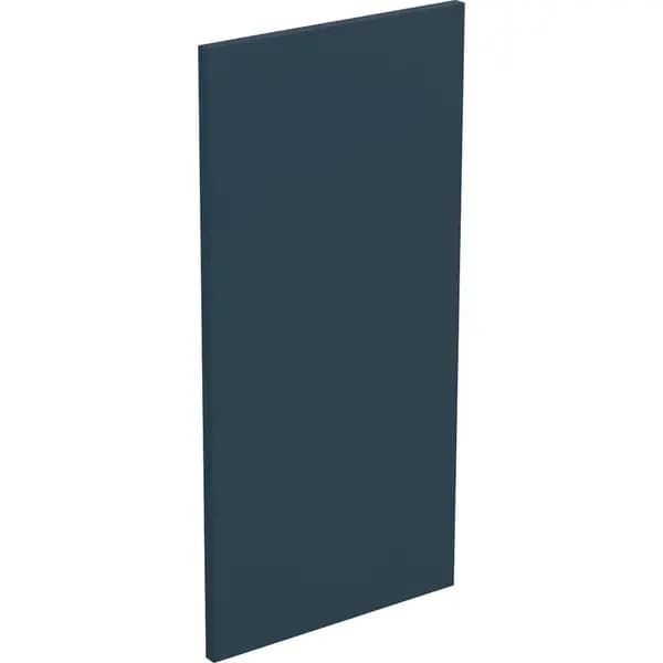 Kitchen Kit Flatpack J-Pull Kitchen Cabinet Wall End Ultra Matt 800mm in Indigo Blue Mdf