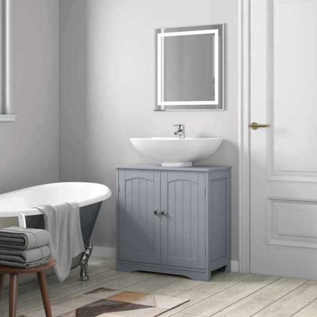 MCC Direct Undersink Bathroom Cabinet with shelves - Colarado Grey