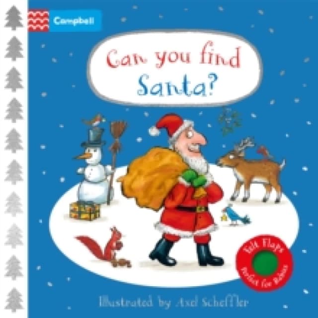 Can You Find Santa? A soft flaps book Board book