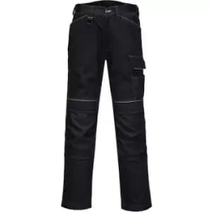 Portwest Mens PW3 Work Trousers (40R) (Black) - Black