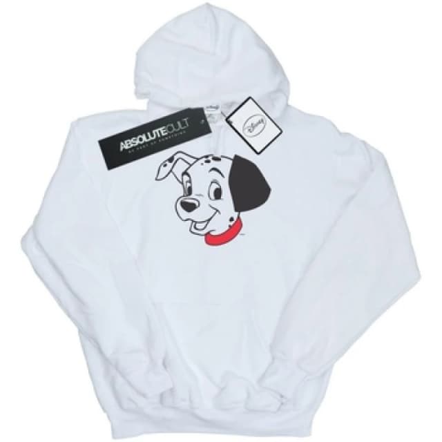 Disney 101 Dalmatians Dalmatian Head Hoodie White female