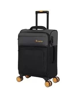 IT Luggage Duo Tone Cabin Pewter/Black 8 Wheel Suitcase