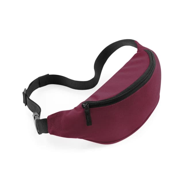Bagbase Waist Bag in Burgundy Burgundy Unisex One Size