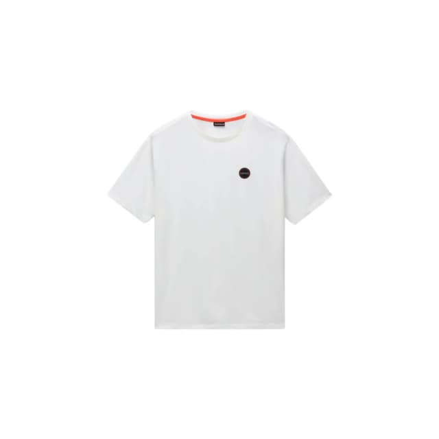 T-Shirt Napapijri S-Badge Blanc Male L