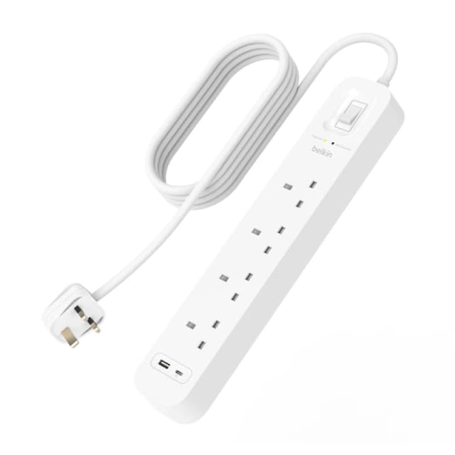 SURGE PROTECTION WITH USB C 4 OUTLET
