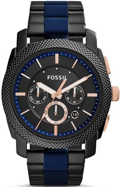 Fossil Watch Machine Mens D - Black FS-118