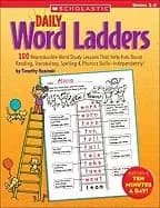 daily word ladders grades 23 100 reproducible word study lessons that help