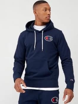 Champion 'C' Logo Overhead Hoodie - Navy