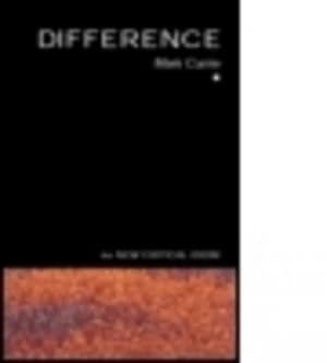 Difference by Mark Currie Paperback