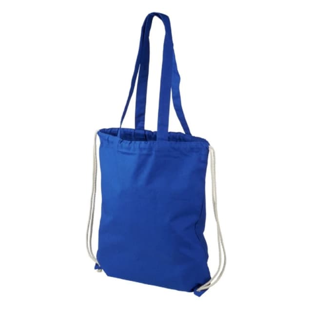 Bullet Mens Eliza Cotton Drawstring Bag in Blue Blue Male