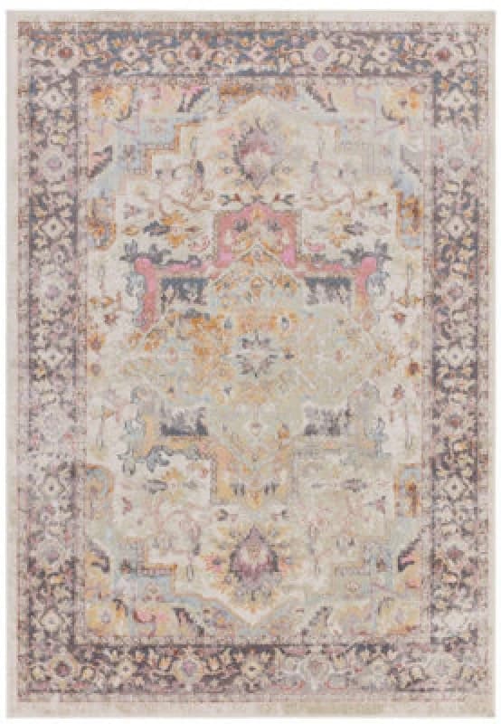 EDITE Traditional Persian Style Medallion Rug Multi-Coloured 120X170CM;200X290CM