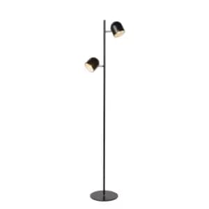 Skanska Modern Floor Lamp - LED Dim. - 2x5W 3000K - Black