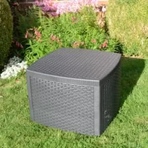 Europa Sicily Grey Square Side Table