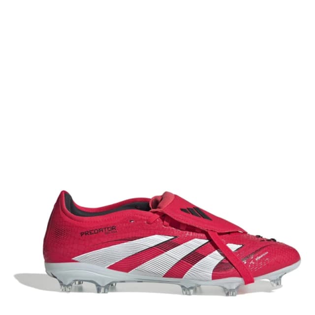 adidas Predator Pro Fold-Over Tongue Firm Ground Football Boots Red 10