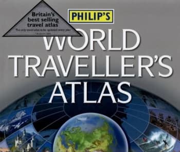 Philips World Travellers Atlas by Royal Geographical Society Hardback