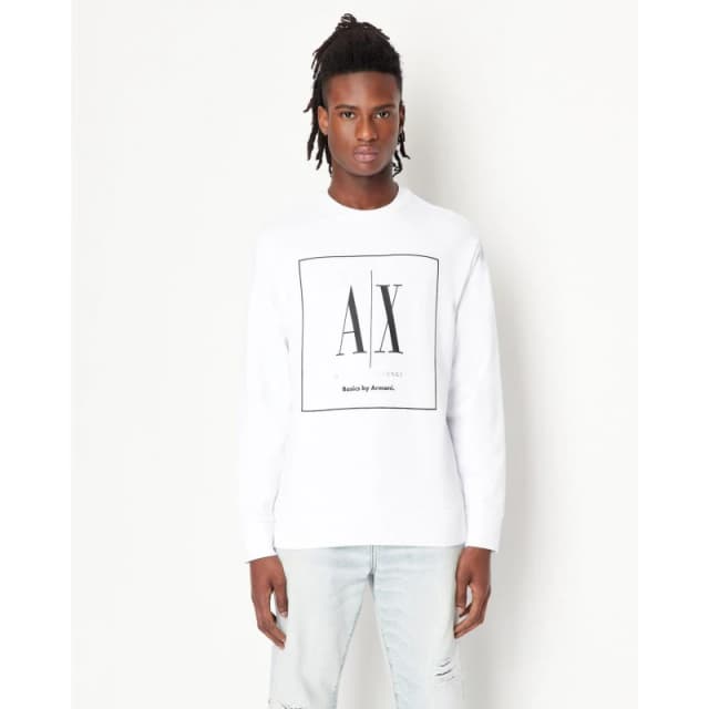 Armani Exchange Crewneck Sweatshirt White male XS