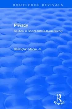 PrivacyStudies in Social and Cultural History