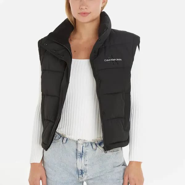 Calvin Klein Jeans Sleeveless Padded Nylon Vest - S