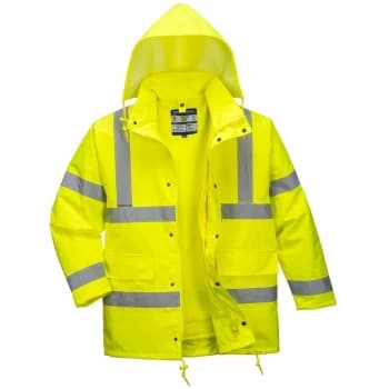 Portwest - S468YERL - sz L Hi-Vis 4-in-1 Traffic Jacket - Yellow