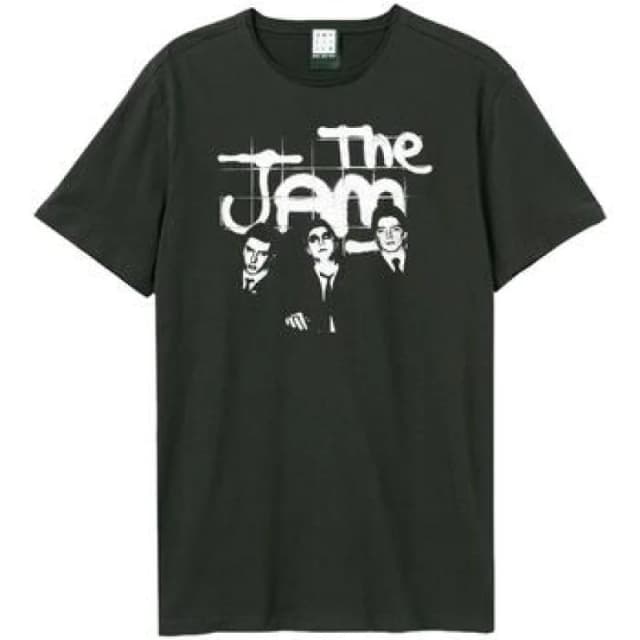Amplified Amplified Men The Jam Group Shot T-Shirt in Charcoal Size: X-Small Charcoal XS Male 5063377084238