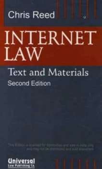 Internet Law by Chris Reed Paperback