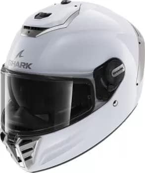 Shark Spartan RS Blank Helmet, white-silver Size M white-silver, Size M