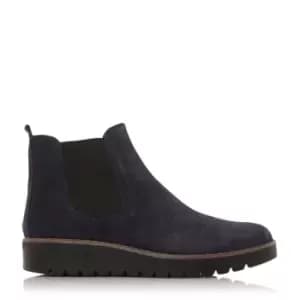 Dune London Peninsular Ankle Boots - Blue