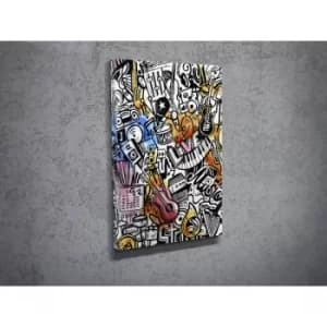 DC035 Multicolor Decorative Canvas Painting