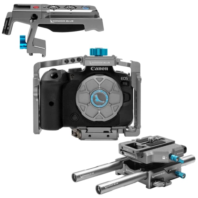 Kondor Blue Canon R5 Base Rig MKII (R5/R6/R) Space Grey