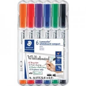 Staedtler 341 WP6 Lumocolor Whiteboard marker Assorted colour