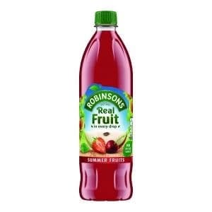 Robinsons No Added Sugar Summer Fruits Squash 1 Litre 206937